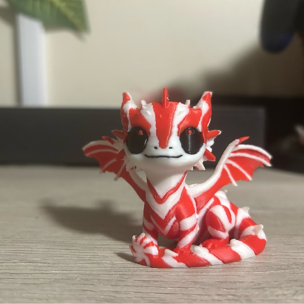 Baby candycane dragon